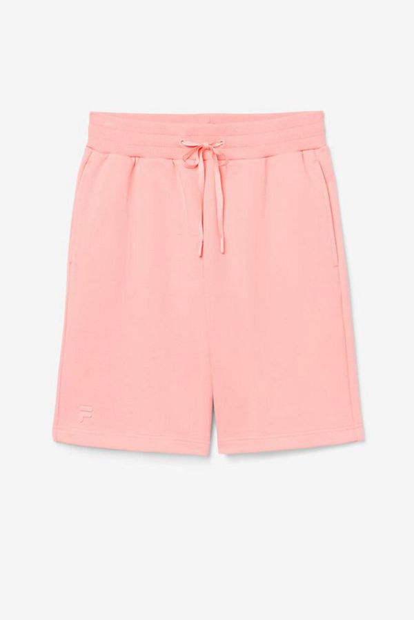 Fila Taylor French Terry Drawstring Women's Shorts - Salmon,NZ 891-97286